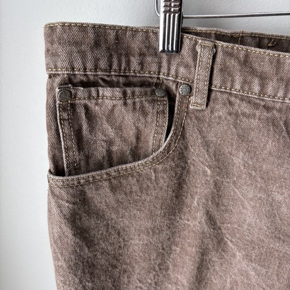 Trust Jeans Mens 42x32 Classic Loose Baggy Fit Wide Leg 90s Skater Grunge Y2K - Picture 7 of 11